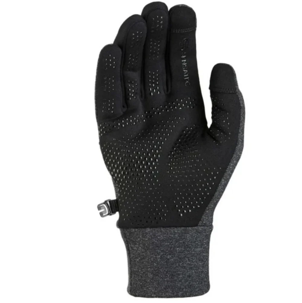 HEAD Running Gloves Touchscreen Grey Heather Sensatec Ultrafit XL New